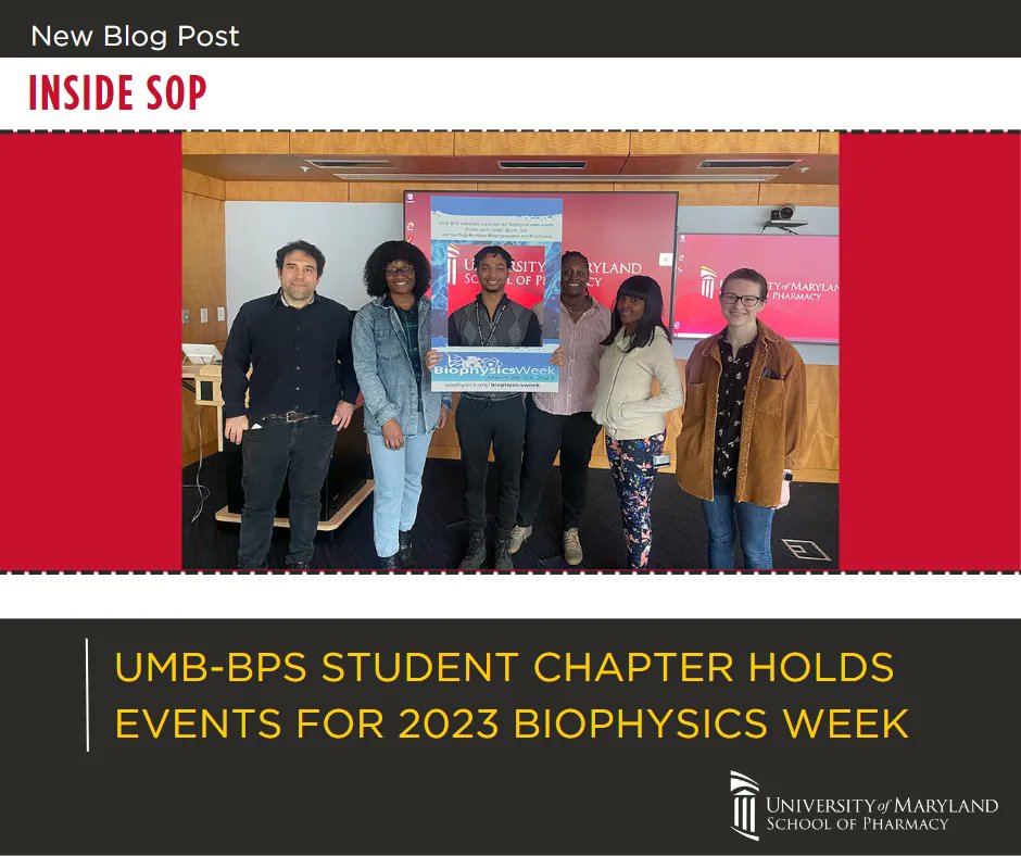 Our Biophysics Student Chapter organized a series of events to mark the 2023 Biophysics Week in March. Read more about all the exciting evets: bit.ly/BlogUMB-BPSEve…
@umb_bps #BiophysicsWeek #Biophysics