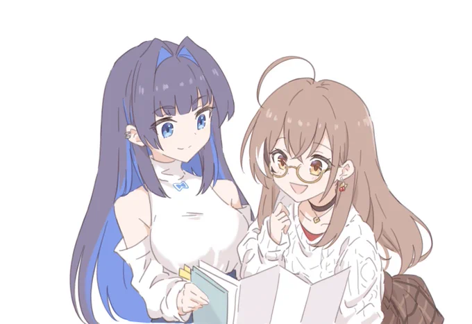 新衣装ムメイ&amp;クロニー #drawMEI #kronillust 