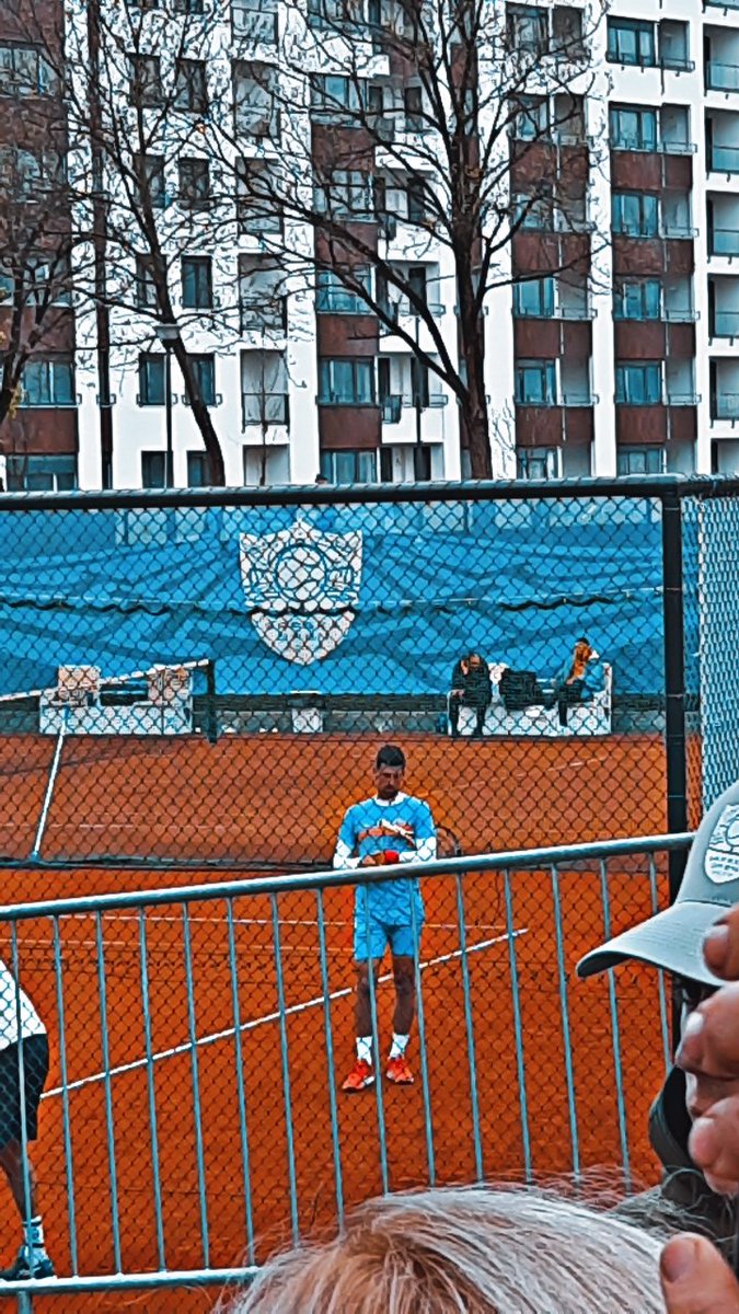 Nole training in Banja Luka #srpskaopen <a href="/DjokerNole/">Novak Djokovic</a> ♥️