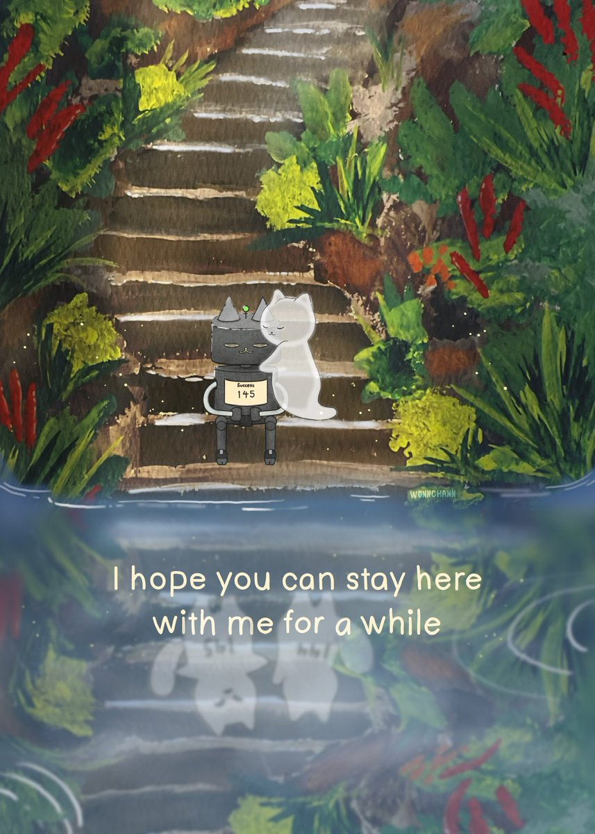 wonnchann's tweet image. I hope you can stay here with me for a while