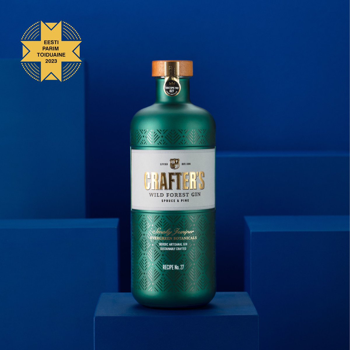 craftersgin's tweet photo. 🎉Congratulations 🎉
The Best Estonian Alcoholic Beverage in 2023 - Crafter’s Wild Forest Gin. 
We are extremly happy and proud!👏🥳🎉
✨Crafter’s Wild Forest Gin – a taste journey in the Nordic wilderness. 

Thank you Eesti Parim Toiduaine &amp; Toiduliit!👏😇
•
•
•
#craftersgin https://t.co/eRuz0u9iqq