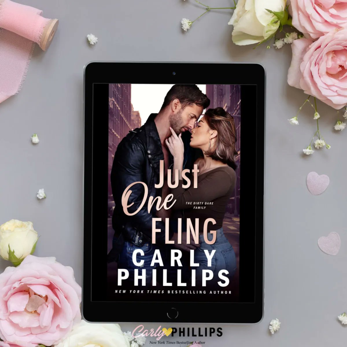 CandiKanePR's tweet photo. Just One Fling: The Dirty Dares, book #9 of The Kingston Family series, by @carlyphillips is NOW LIVE!!

Grab this all new surprise-baby billionaire romance TODAY!

Kindle: https://t.co/1otLmaArMY 

Bookbub: https://t.co/Lxd6CNr8Hv https://t.co/SNPyTEI0ZH