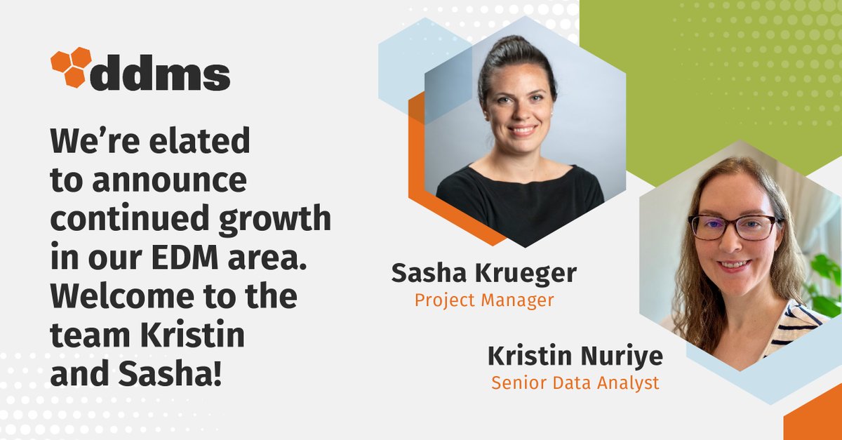 ddmsinc's tweet photo. Welcome Kristin Nuriye and Sasha Krueger. ddms. is lucky to have you as part of the #team. https://t.co/fSBuA7nq3M