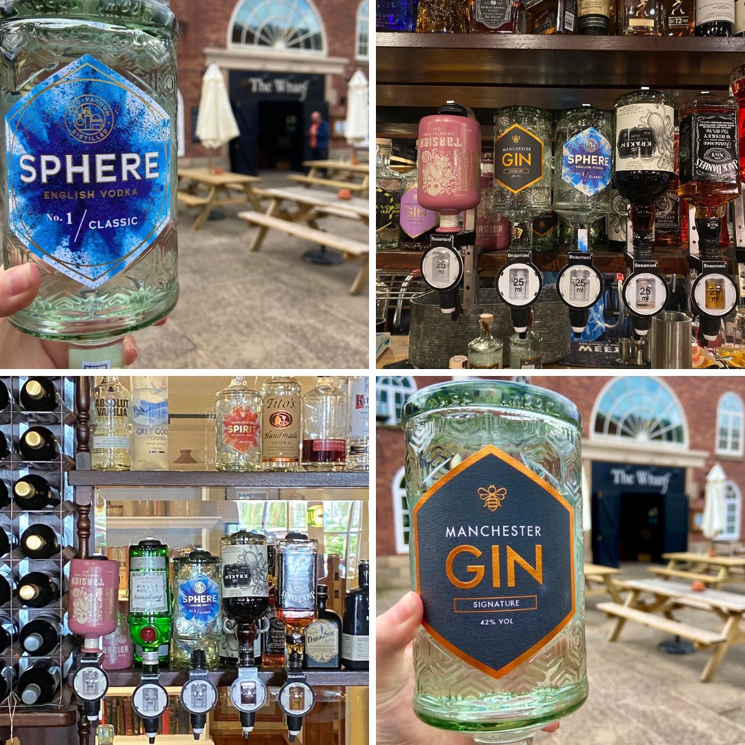 One place that always comes up on lists of Manchester's Best Beer Gardens for summer.... <a href="/wharfpub/">The Wharf</a> 😎

Now serving a wide range of <a href="/spiritofmcr/">The Spirit of Manchester Distillery</a> spirits:@spherevodka Classic &amp; Grapefruit Vodka / Signature, Blackberry &amp; Haçienda Gin.

Happy sunny season! ☀️