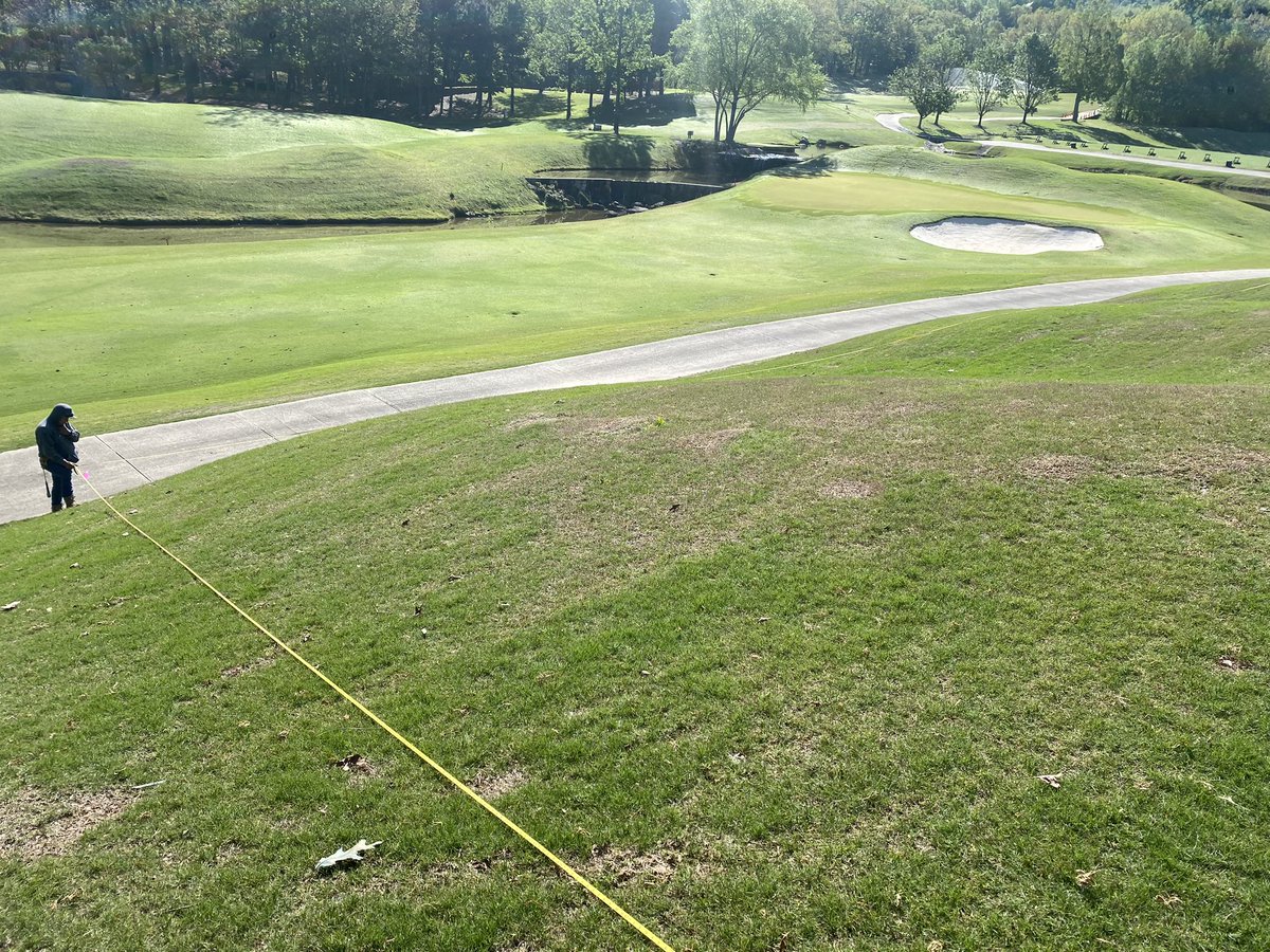 gcscook's tweet photo. And so it begins! Buildouts are starting  on 18 and we are 19 days away from tournament week. 

@RegionsTrad @ChampionsTour #regionstradition #FoundersCourse #Greystone https://t.co/4EUoB1OKj0