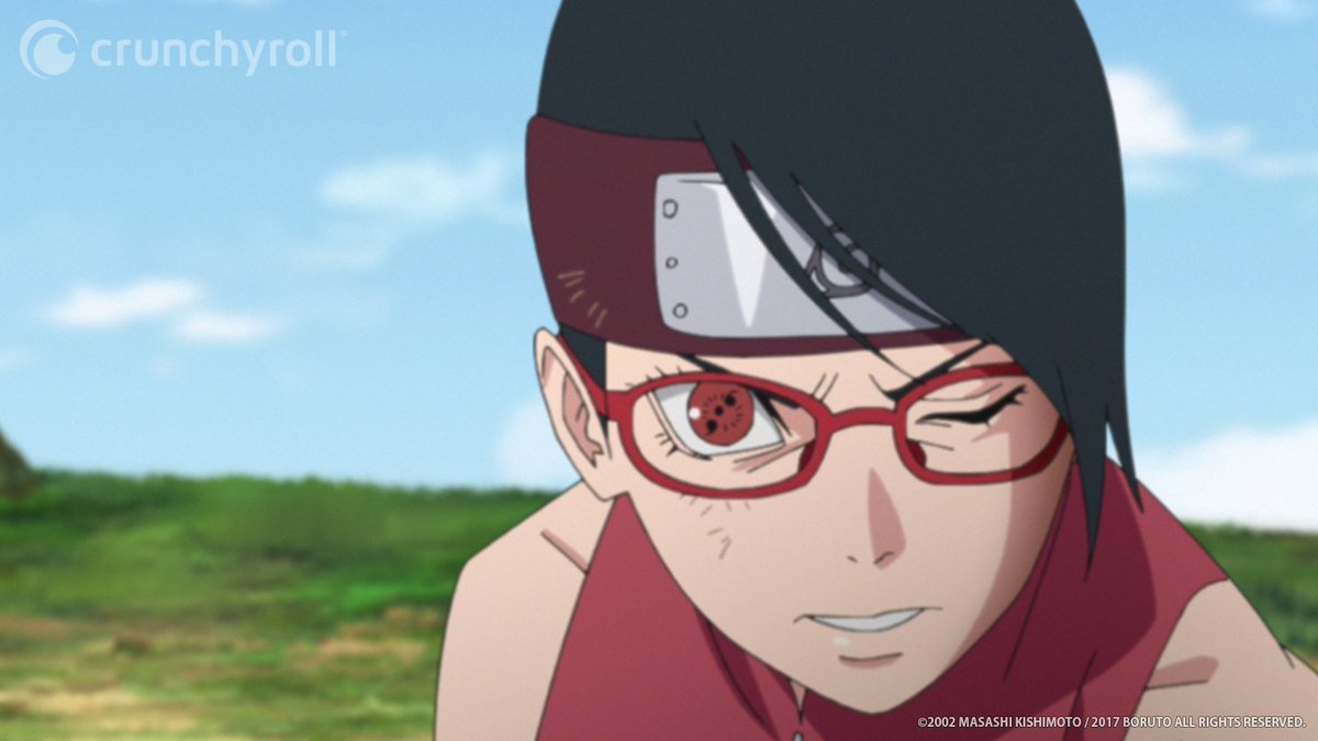 BorutoPT's tweet photo. Sarada usando Sharingan, esse é o tweet 👀✨ https://t.co/8HkjqXoerD