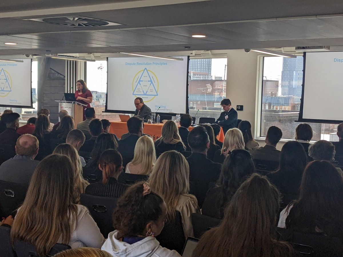 legalfutures's tweet photo. Great to have Rebecca Reed, of the @HousingOmbuds, with us today to discuss the role, procedure, powers and remedies of the office. #lfconf https://t.co/lG396xQAp9