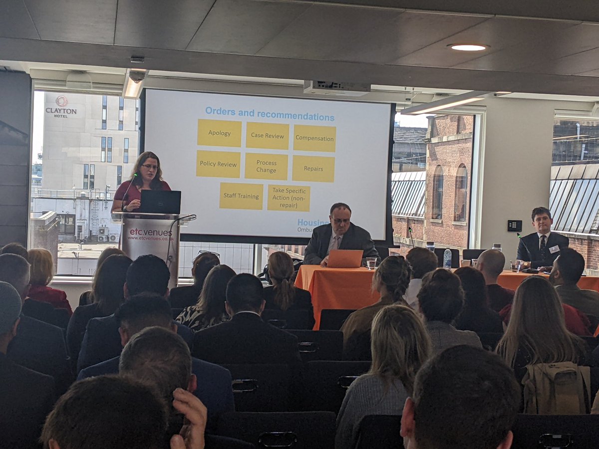 legalfutures's tweet photo. Great to have Rebecca Reed, of the @HousingOmbuds, with us today to discuss the role, procedure, powers and remedies of the office. #lfconf https://t.co/lG396xQAp9