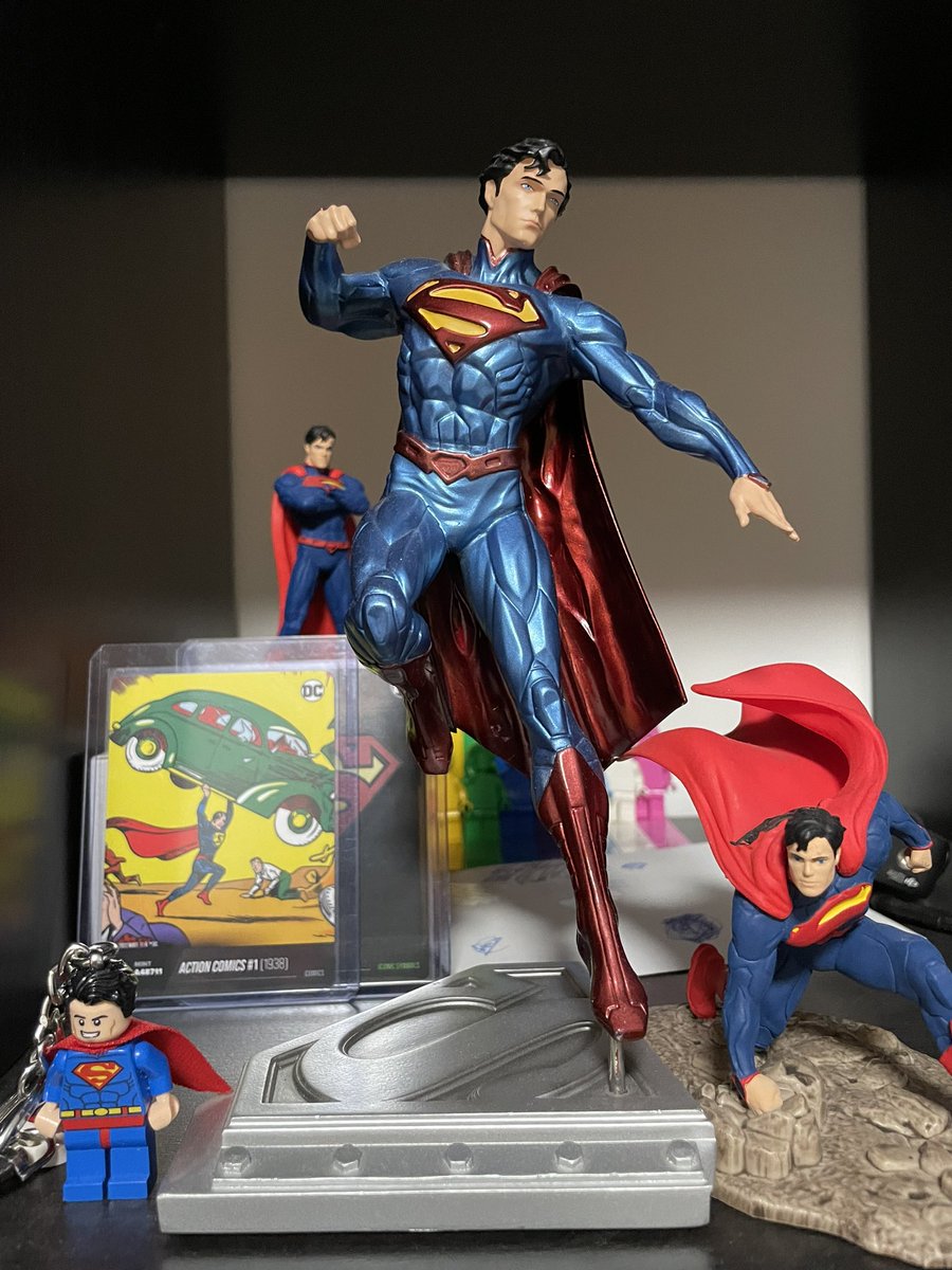 VeVeMeister's tweet photo. @DCOfficial @Superman I'd like to dedicate today's #SupermanAnniversary to #VeVe , #DCNFT and #Hro . They introduced me to #DiCo and also made me looking for more physical collectibles. Digital collecting IS a thing, @DCOfficial , embrace it! 
@veve_official @DCNFTOfficial @hro @Superman https://t.co/Ui1Jg4gApR