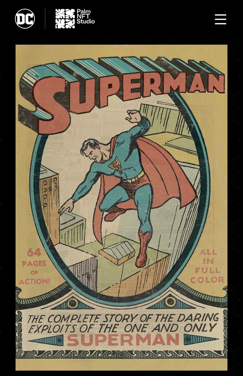 VeVeMeister's tweet photo. @DCOfficial @Superman I'd like to dedicate today's #SupermanAnniversary to #VeVe , #DCNFT and #Hro . They introduced me to #DiCo and also made me looking for more physical collectibles. Digital collecting IS a thing, @DCOfficial , embrace it! 
@veve_official @DCNFTOfficial @hro @Superman https://t.co/Ui1Jg4gApR
