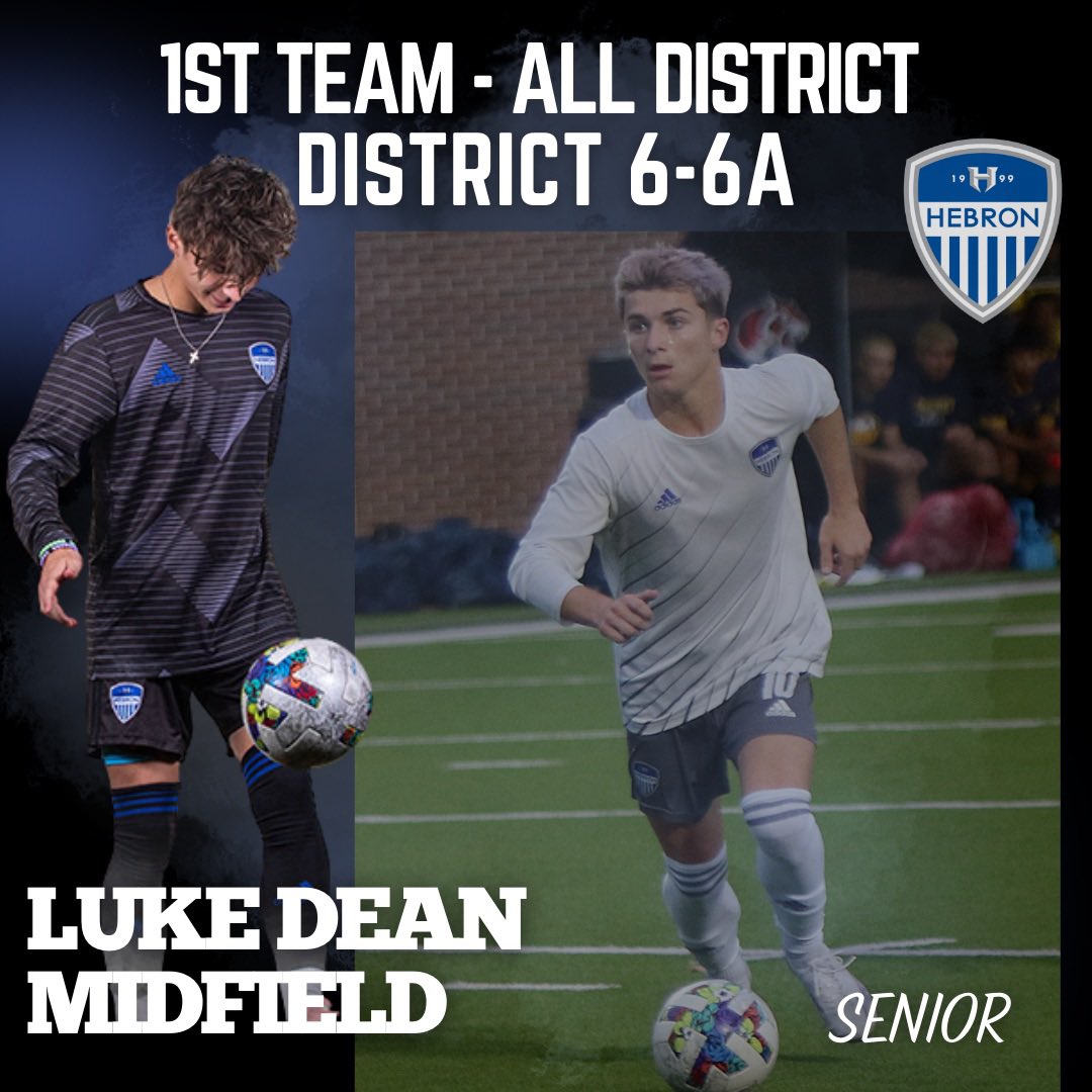 hawksboysoccer's tweet photo. Congratulations Luke Dean for being voted 1st Team All District for District 6-6A!  Well deserved!
@lukedeano13 https://t.co/ruXHE2C9oB