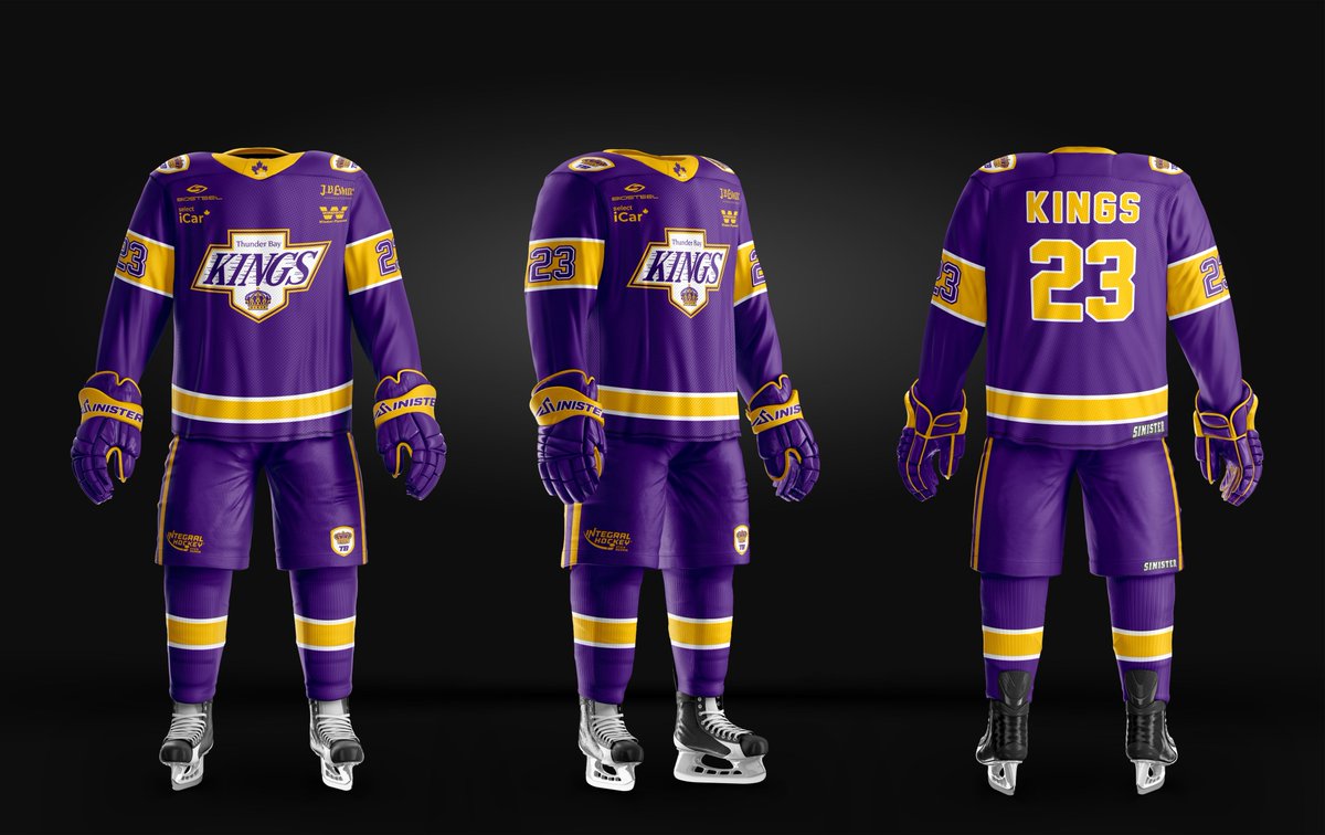 alfredsinister's tweet image. The alternate purple jerseys that we designed and donated to the 13u Thunder Bay Kings AAA team for the recent All Ontario Championships held at the Gardens.

#ImaginationIsEverything #SinisterAthleticBrands