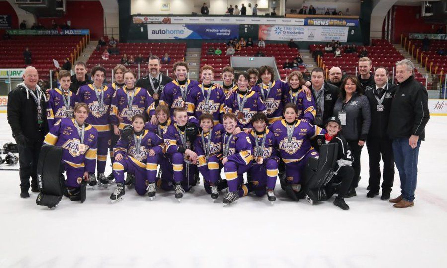 alfredsinister's tweet image. The alternate purple jerseys that we designed and donated to the 13u Thunder Bay Kings AAA team for the recent All Ontario Championships held at the Gardens.

#ImaginationIsEverything #SinisterAthleticBrands