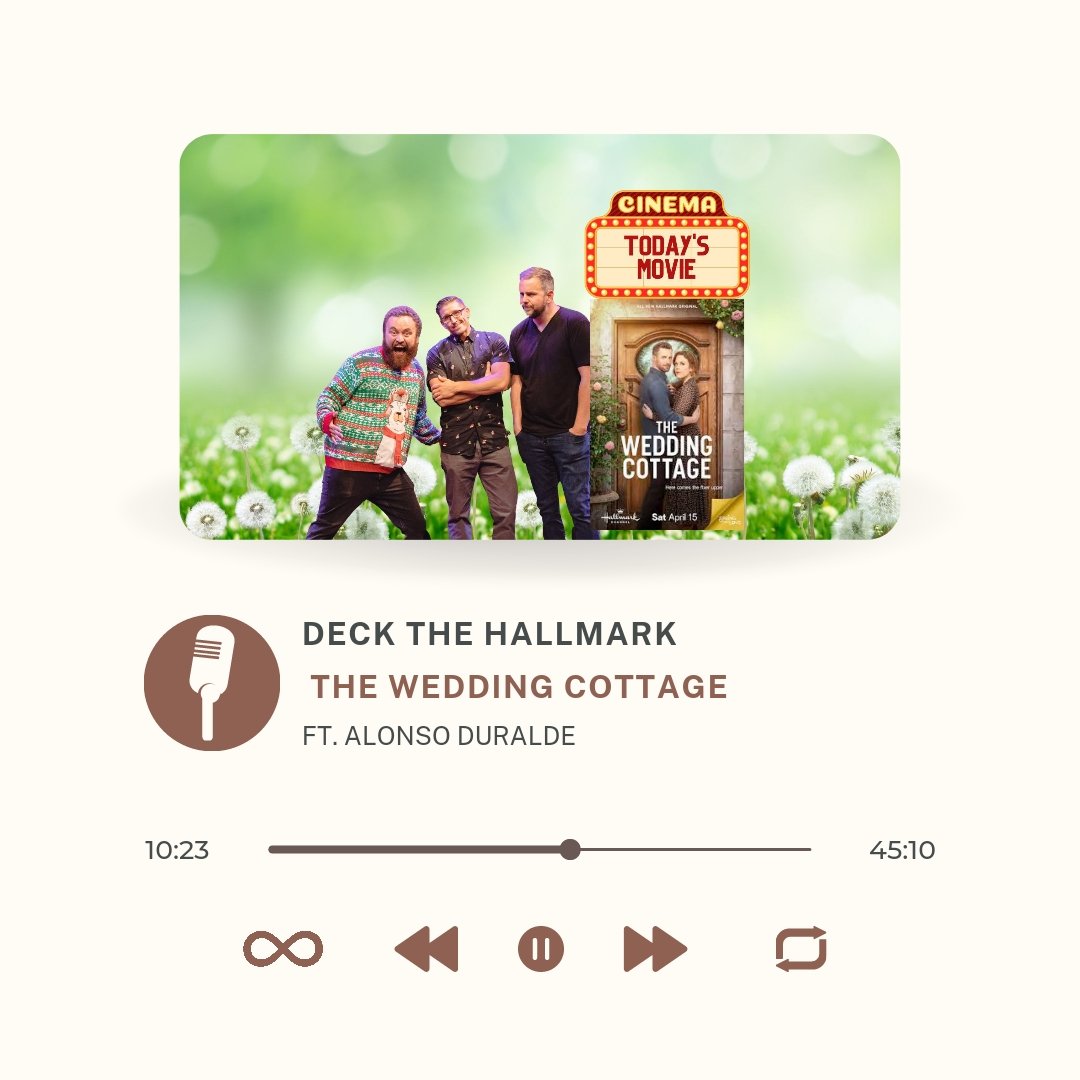 deckthepodcast's tweet photo. This week we were lucky enough to have a double feature of @ADuralde ! He joined us to review Hallmark Channel's The Wedding Cottage, tune in to find out if he enjoyed his foray into non-holiday Hallmark 

🎧 All podcast platforms
📺 @philoTV - https://t.co/9MTKLkuyHb https://t.co/dAtYuAEcIr