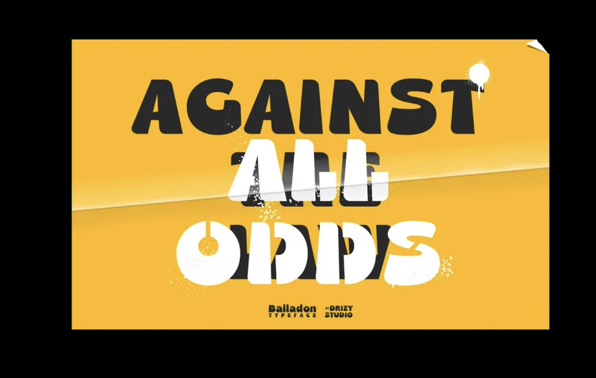 Two snazzy free fonts up for grabs in the coming week.

creativemarket.com/free-goods