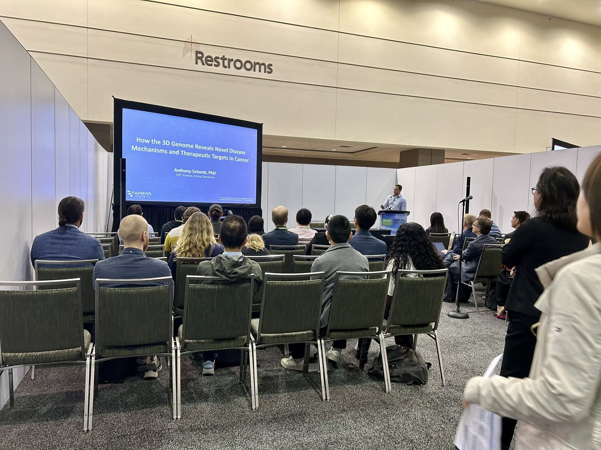Join us! Theater D #AACR2023 Dr. Anthony Schmitt and Dr. Ilaria Iacobucci: The New Omic on the Block #arima #genomics #cancergenetics