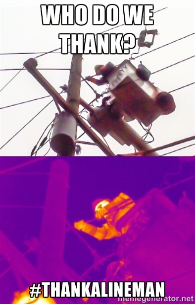 The Snell Group salutes the men and women who keep our power up and running on Lineman Appreciation Day! They are the power from generation sites to businesses, factories and homes #lineworkers #greatpeople #weappreciateyou #thankalineman