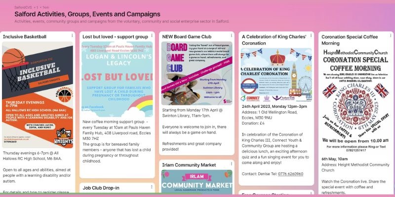 Salford CVS tweet media