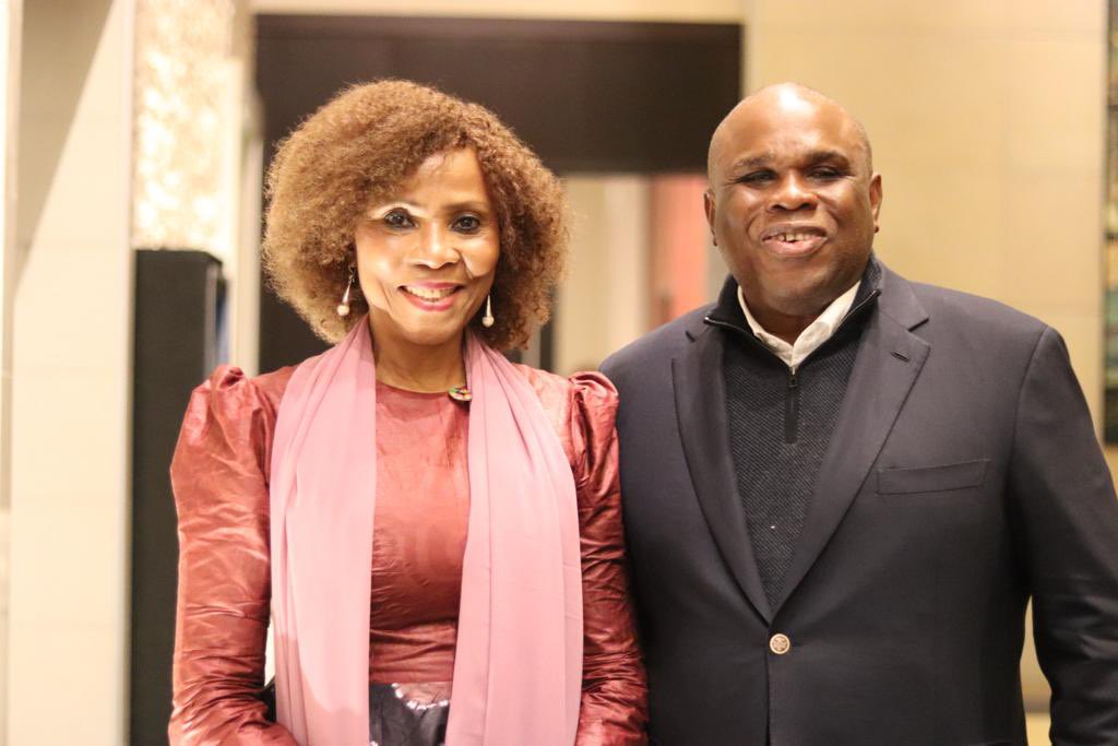 It was great to catch up with <a href="/UNDP/">UN Development</a> African Influencer for Development (#Ai4Dev) &amp; President of the <a href="/afreximbank/">African Export-Import Bank - Afreximbank</a> Prof. Benedict Oramah at the #AfCFTA Business Forum to take stock of our collaborative work in creating the Africa Buyers Programme &amp; #timbuktoo. 

#AfCFTABF2023