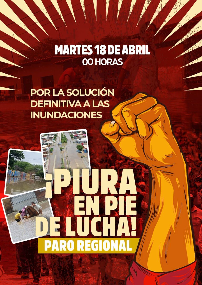 pavese's tweet photo. Hoy Paro Regional
#FuerzaPiura https://t.co/4vhmrojWxQ