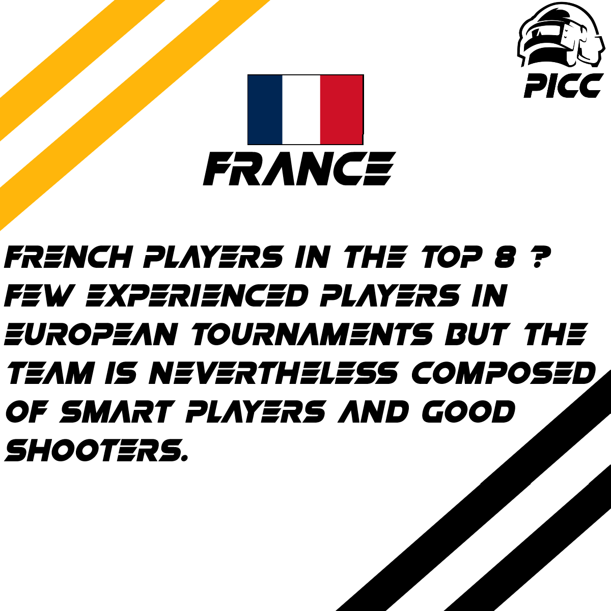 PubG_ICC's tweet photo. France in the top 8 ? 

#PUBG #pubgesport https://t.co/mpwI893mLs