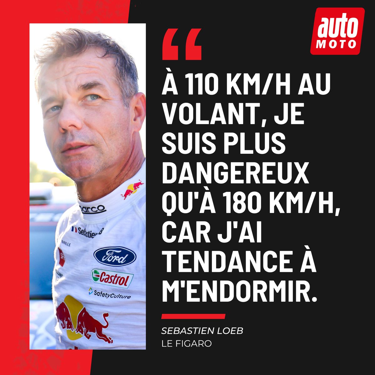 🎙️- Sébastien Loeb ne prend pas de gants sur le sujet de la vitesse sur les autoroutes en France ! 💥

🔗 bit.ly/3GSvWSf