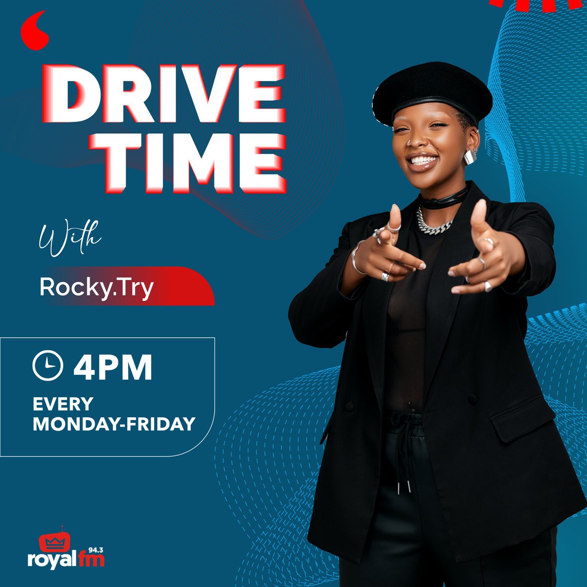 RoyalFMRwanda's tweet photo. #Live
Our Queen @Rocky_try is finally here, to spice up your evenings!!!
Its the #DriveTym
Let's do this!!!
#RockyTry #DriveTym #RwOT https://t.co/lD2EPHoSXs