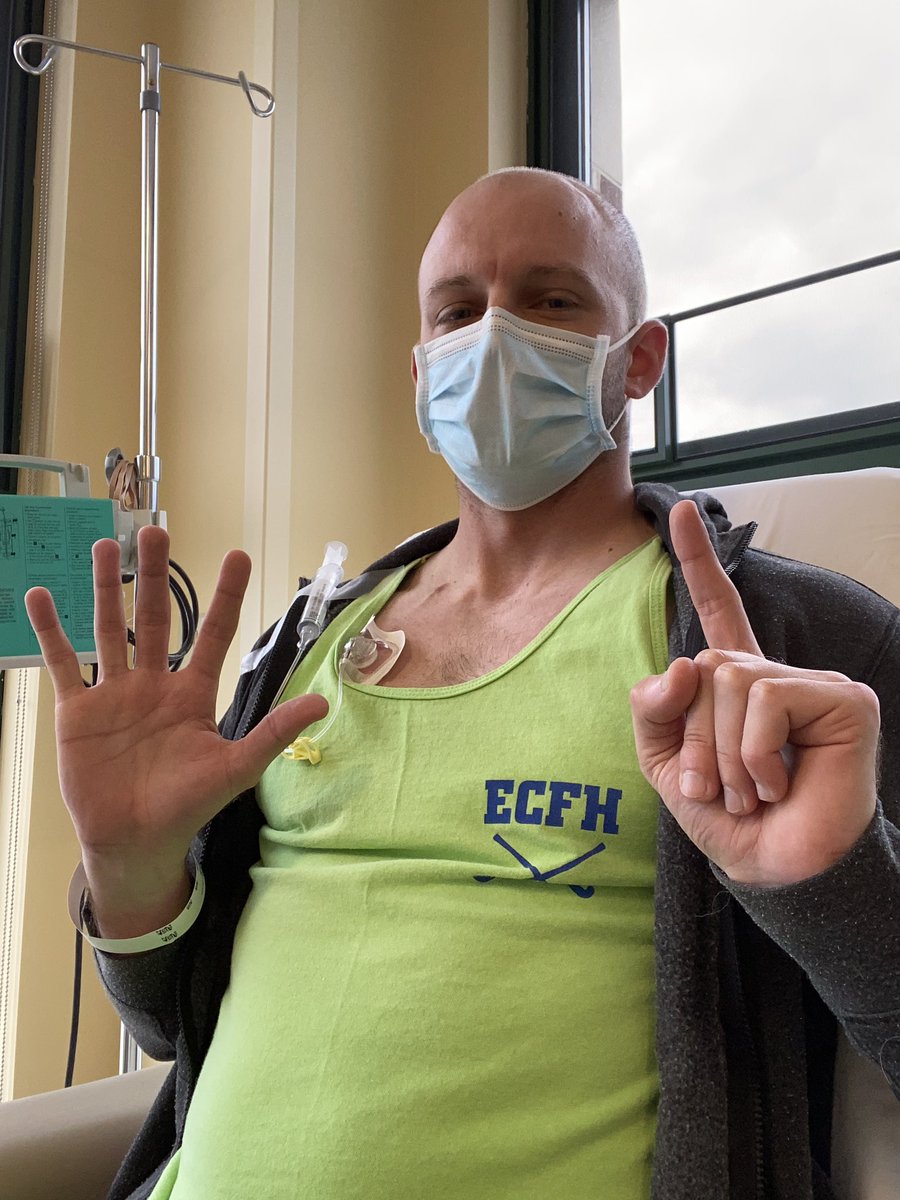 wAKAflash's tweet photo. Cancer’s ass-whoopin continues 🥾🍑 treatment 6/12, Bon Jovi said it best WHHHOOOAAAAA WE’RE HALFWAY THEREEEEEE 🗣️ #outruncancer #bEatoncancertogether #tougherthancancer https://t.co/3Q7On1bZDP