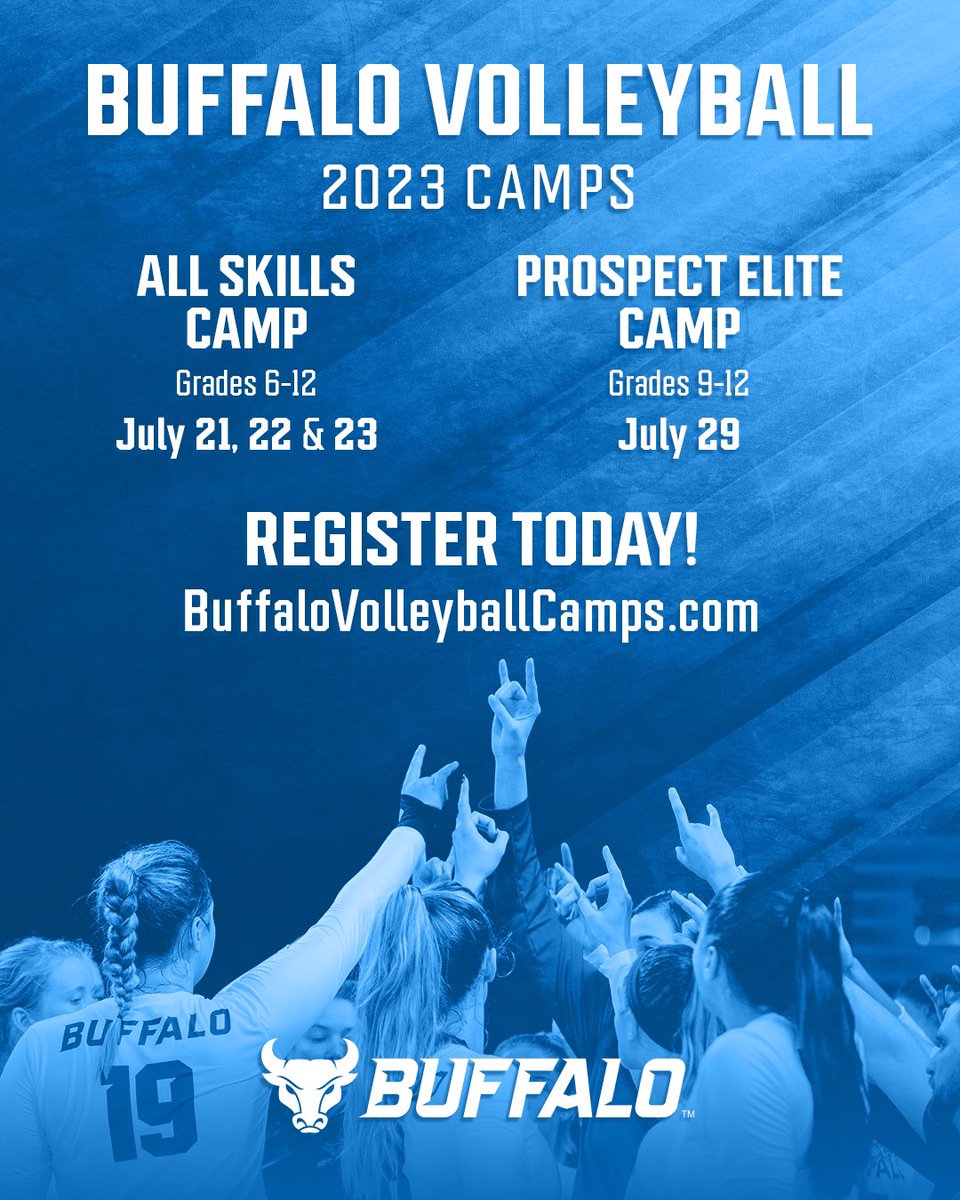 ubvolleyball's tweet photo. Itโs almost ๐๐๐๐๐๐๐๐๐๐!! โ๏ธ
Come join us at any of our camps this summer! Link to registration is in our bio!! See you there! ๐ค๐ต
#UBVB #UBhornsUp https://t.co/8ipwz5oRfP