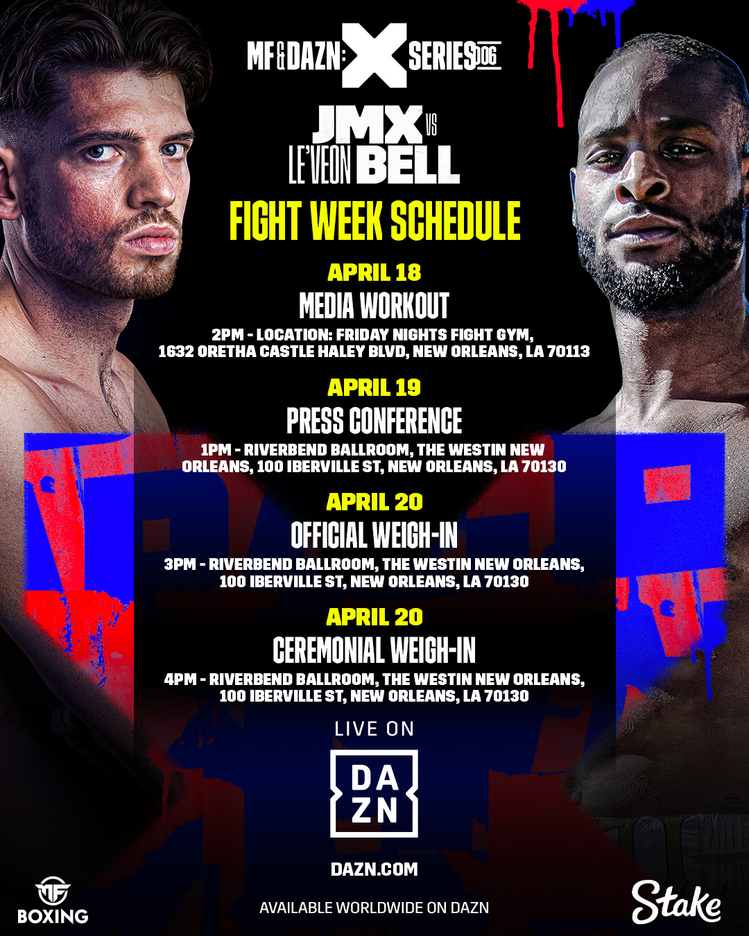 MF and DAZN X Series on X