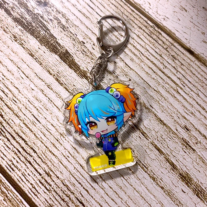 アキライさん( #akry555 )のたけおくんアクキーも届いた!!!可愛いねぇ 