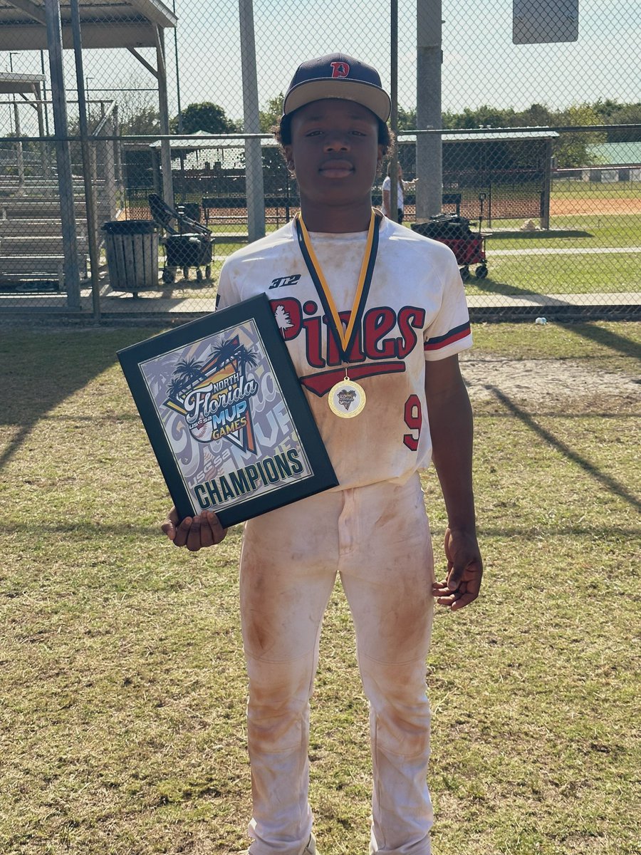 Dominique_Ball2's tweet photo. Few highlights from this past weekend! USSSA North Florida MVP Games Champions! #HGB #MIF #CatchBig #PinesBaseball #14u #SouthGeorgiaBaseball @USSSABSBL @PBR_Uncommitted @USABaseball @LeeCountyTNBF https://t.co/5g8wzKQMvU