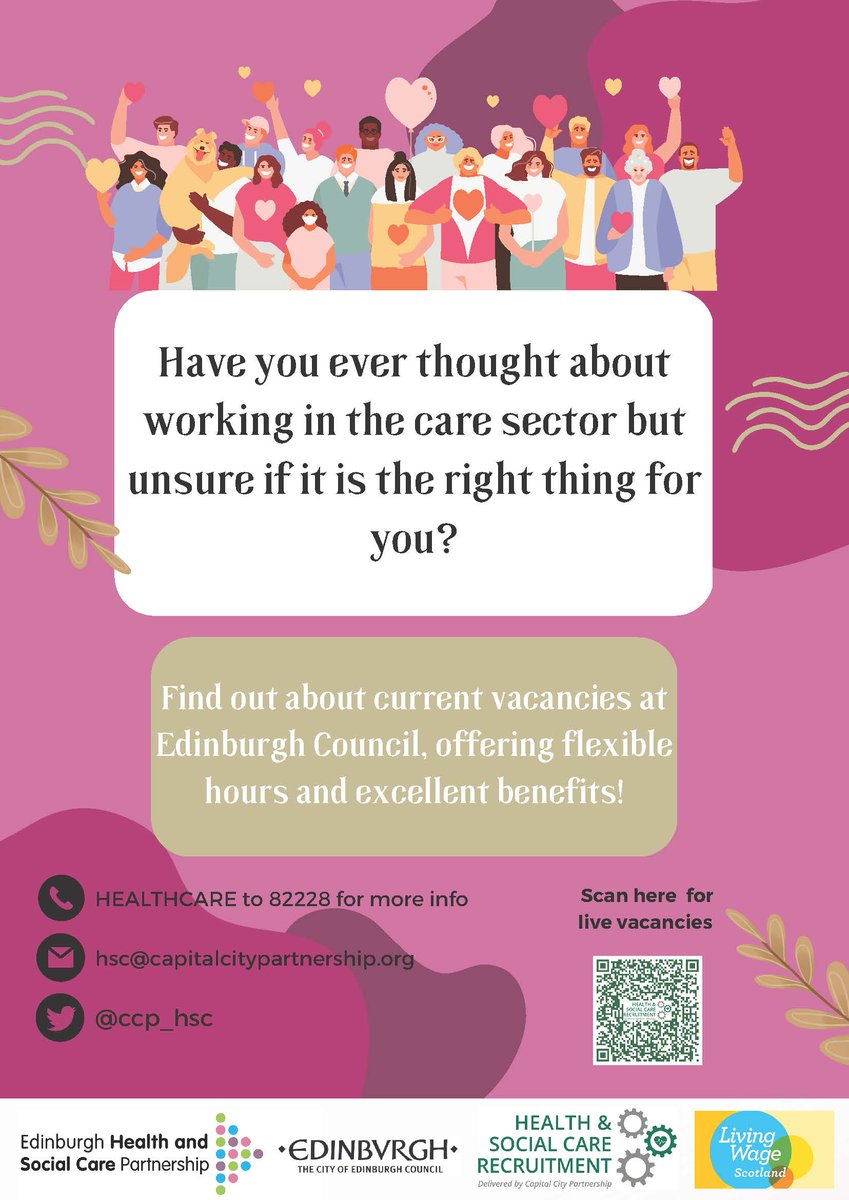 If you want to find out more come along to St James Quarter tomorrow and meet Emma and Carol who can guide you in the right direction. We will be there from 12.00 - 15.00 at the Red Door event just inside the entrance to the centre.