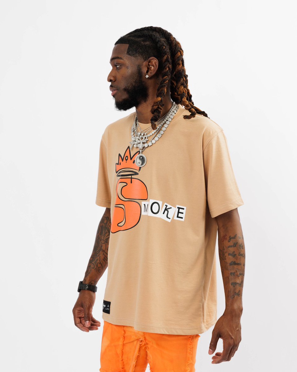 TheRealSmokeCo's tweet photo. “King Smoke” Tee dropping this week. 
#WearResponsibly https://t.co/BX65S05Lqh