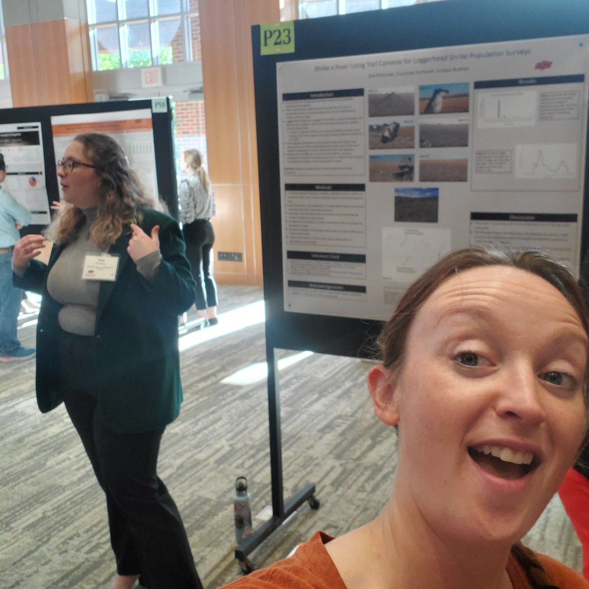 CDuchardt's tweet photo. Totally stole @Seiurus 's selfie thing today at the @okstate undergrad research symposium
#pdogs are taking over https://t.co/S5HN96WBFC