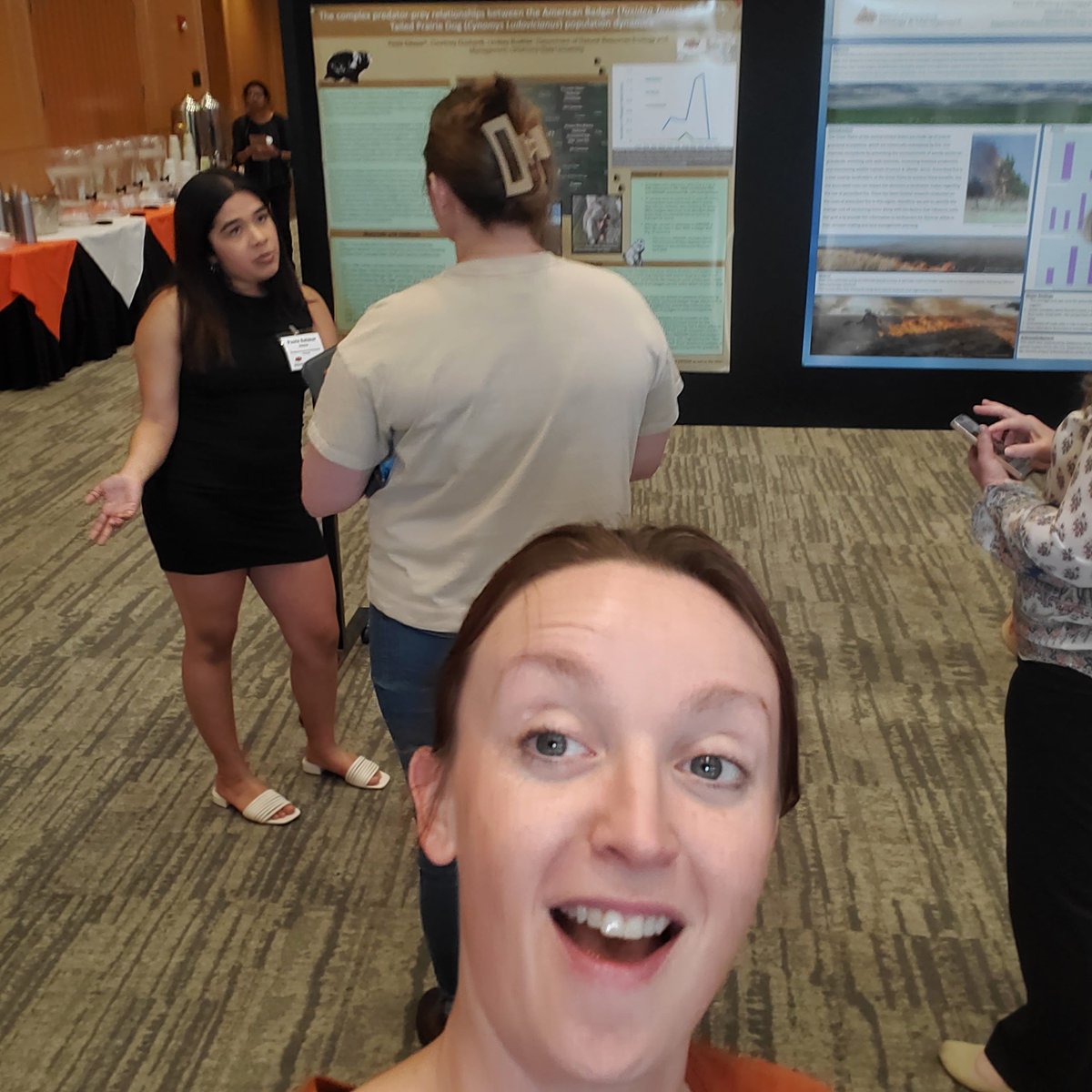 Courtney Duchardt (@cduchardt) on Twitter photo Totally stole <a href="/Seiurus/">Tim O'Connell</a> 's selfie thing today at the <a href="/okstate/">Oklahoma State Univ.</a> undergrad research symposium
#pdogs are taking over Totally stole <a href="/Seiurus/">Tim O'Connell</a> 's selfie thing today at the <a href="/okstate/">Oklahoma State Univ.</a> undergrad research symposium
#pdogs are taking over