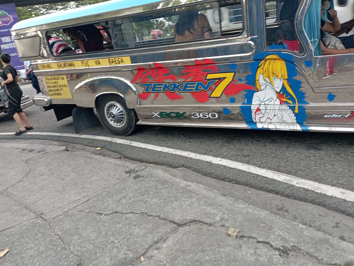 Spotted in a jeepney in the Philippines. Layla seems to be 