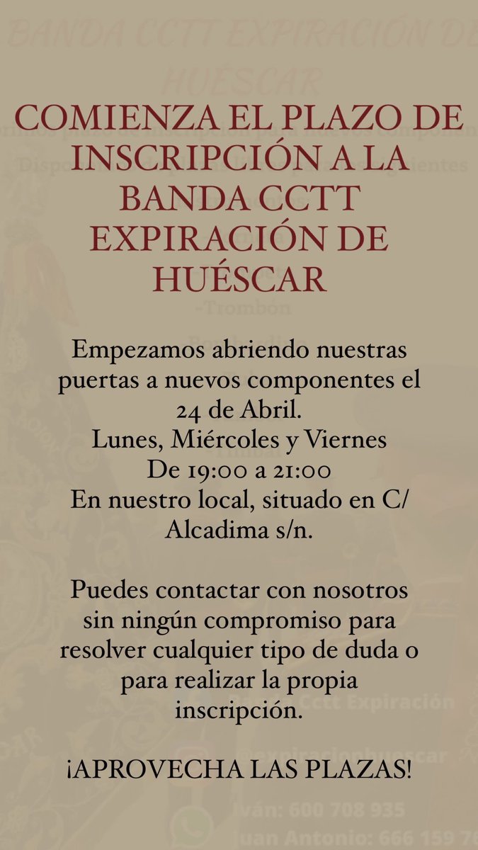 ¡Es el momento de unirte a nuestra familia!

A partir del 24 de Abril abrimos las puertas de nuestro local para recibiros con los brazos abiertos.