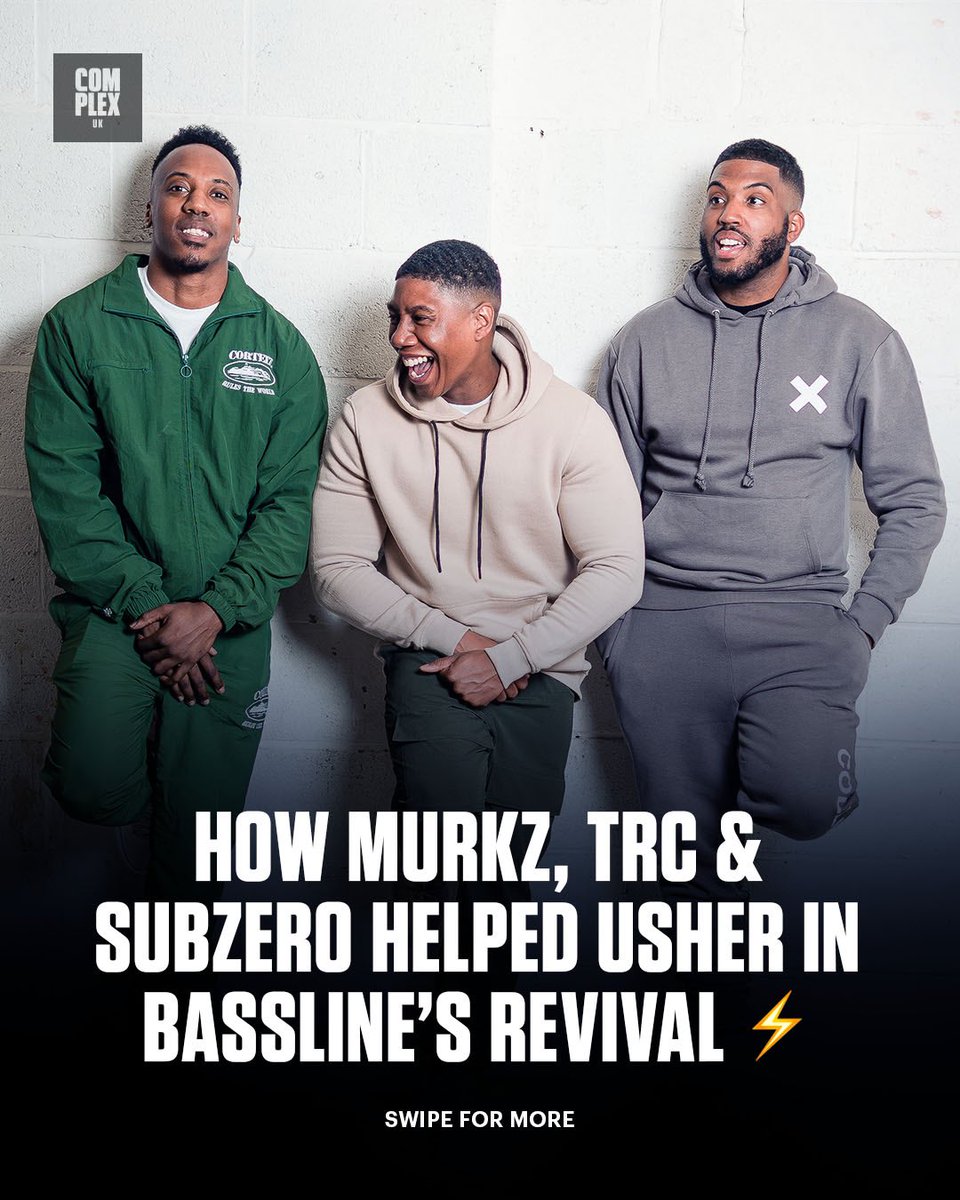 complex_uk's tweet photo. Bassline/4x4 is back with a bang! 💥 And we have producers and DJs like Murkz, TRC and Subzero to thank for that.  

READ: https://t.co/5poyb1nkWC https://t.co/ONetzxk2Un