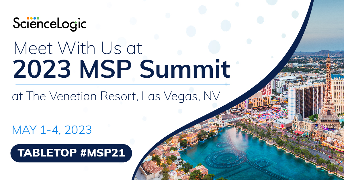 The @Channel_expo #MSPSummit begins on May 1 & @ScienceLogic is going to be there in full force! Make sure you stop by the booth until May 4 to speak with a member of the #ServiceProvider team & witness a live demo of #SL1! #CPExpo scilo.co/9zUDX4