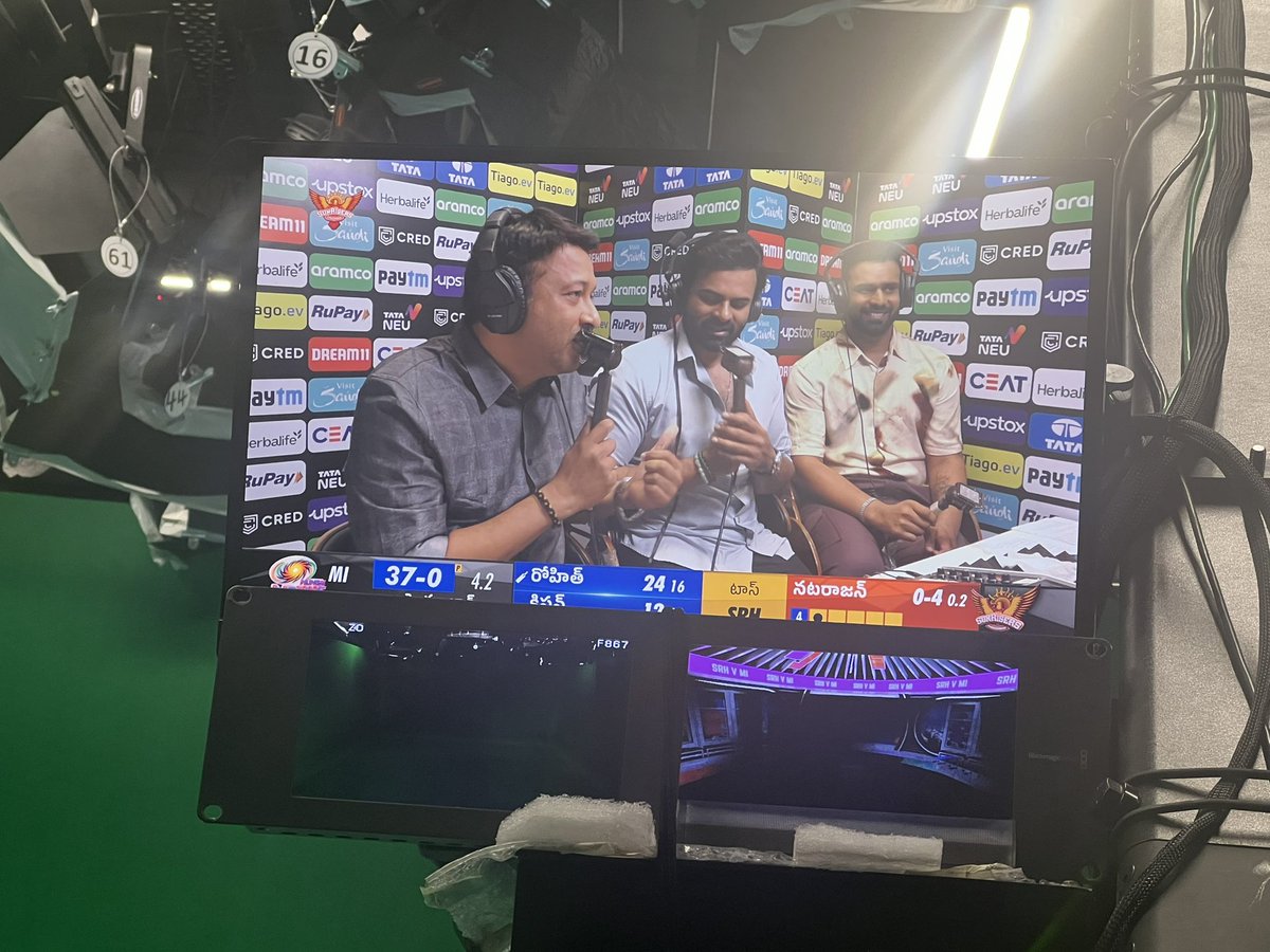 bkrsatish's tweet image. #Virupaksha @IamSaiDharamTej with @Hanumavihari in @JioCinema @IPL VC @mirchihemant #VirupakshaFromApril21