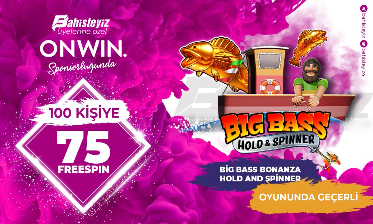 bahisteyiz6's tweet photo. 🔥ONWİN'DEN 100 KİŞİYE 75 FREESPİN

❗Bu Tweeti RT Yap,Fav Yap, #Bahisteyiz Hashtagi ile 5 Arkadaşını Etiketle 

ONWİN Kayıt için👉 https://t.co/RXnZfDGdqC

🔗Katılım İçin Tıklayınız👉  https://t.co/rQJW7q398I

#bahisteyiz #freespin #slot #etkinlik #bonus #onwin https://t.co/qQeewrPebI