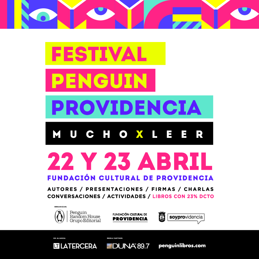Muni_provi's tweet photo. FESTIVAL PENGUIN📚
#Providencia es el epicentro de la #cultura, y este 22 y 23/4, tendremos actividades que te harán temblar de emoción.🤩 Firma de libros, lanzamientos y el #PerroChocolo para los más pequeños, en la Fundación de @CulturaProvi. Más info👉🏽 https://t.co/0mF5w2AaZq https://t.co/FonXLD8T4P