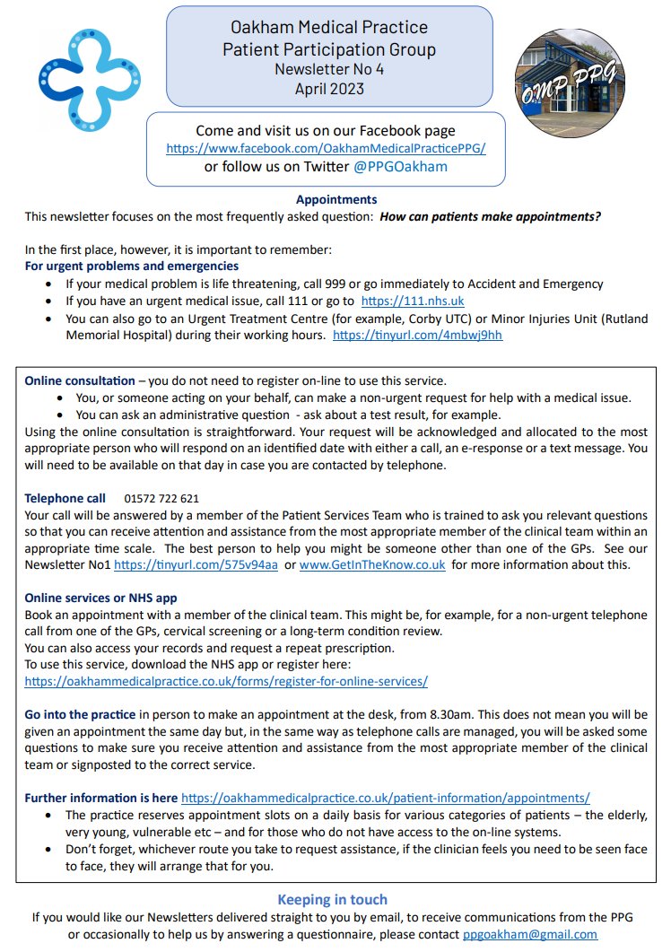 April's Newsletter is based on our most F.A.Q