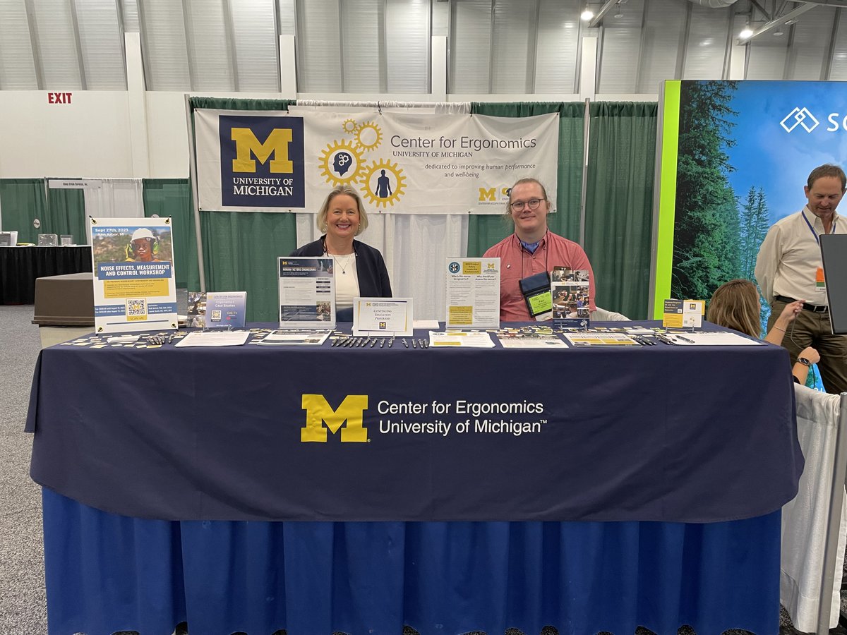 UMCOHSE's tweet photo. Stop by #COHSE and @umichioe Center for Ergonomics booth today and tomorrow at the Michigan Safety Conference in Grand Rapids, MI. #michigansafetyconference #EHS #c4e
βοΈπ¦Ίπ₯½ MORE INFO: https://t.co/5d72PUZGwE https://t.co/4gKaMIf4Lt
