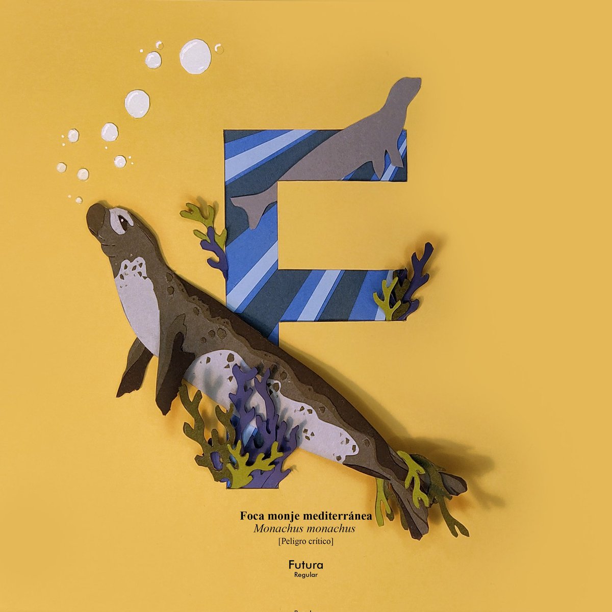 abelow21's tweet photo. Estoy empezando estas letras a mano para el reto de Insta de @36daysoftype, con animales en peligro cortados en cartulina, pero me está costando mucho llegar a gente... Me echáis una mano y que más gente pueda verlas?Soy @abeljuu_art en Insta. Twitter, hagamos un poco de magia!🥰 https://t.co/gzyfSWHNHI