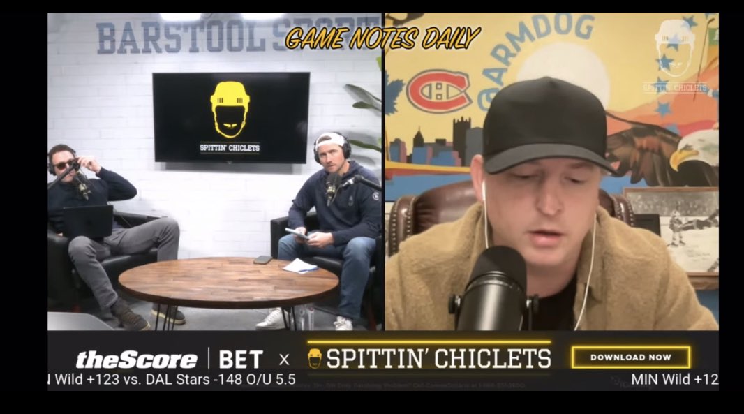 mattmurley19's tweet photo. Loved the score updates on the Czech game from the viewers during Game Notes Daily at 12pm yesterday on @spittinchiclets Youtube, let's do it again!! 

🇨🇿Ocelári Trinec ml -122
#BarstoolSportsbook 

@armdog @MikeGrinnell_ @peshghi https://t.co/RW2xJTcH8Z