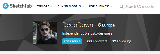 404DeepDown's tweet photo. YES! It took only 1 day for the issue to be solved!
Thank you @Sketchfab ! And specially Dan from Support team!
Back online https://t.co/z07dudADgX