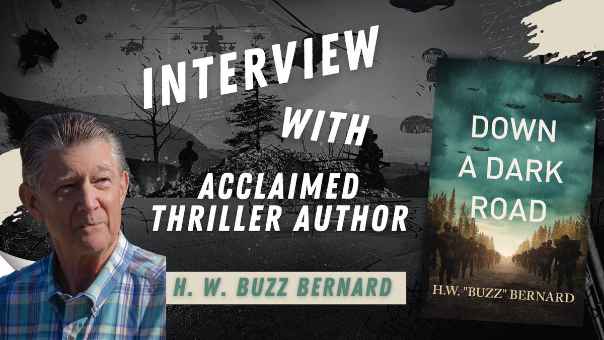 WritersnAuthors's tweet photo. Discover the captivating work of acclaimed thriller author H.W. Buzz Bernard. DOWN A DARK ROAD is his latest gripping WWII historical fiction novel based on a true story that will leave a lasting impact on readers.
.
#buzzbernard #WWII #downadarkroad #truestory #nazideathcamp https://t.co/oKHSyG3CT6