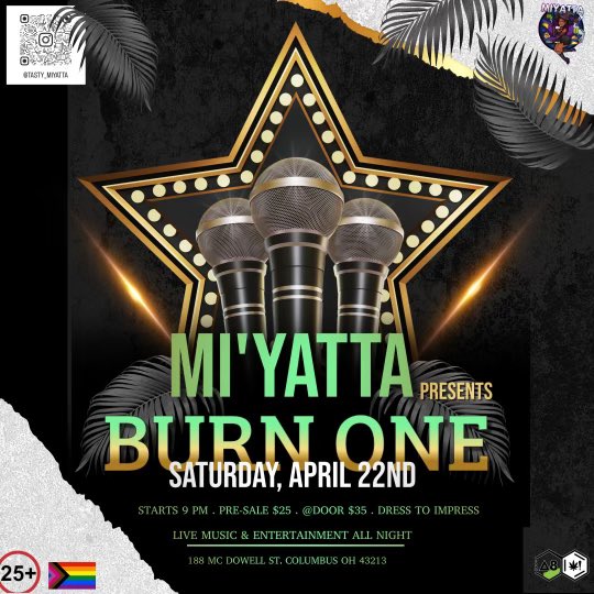 rollupdennP's tweet photo. Double Header This Weekend ‼️ Be There or Be Square 🚀 25+ on Saturday for 4/20 Event 🔥😶🌫️
& All Ages Welcomed Sunday ‼️
Grab a Friend & Some Tickets and Beat Me There 🚀
#420event #rollupdennp #independentartist #liveperformance #rap #vibes #cbus #explore #trending #viral2023 https://t.co/wLTXwtcUDV